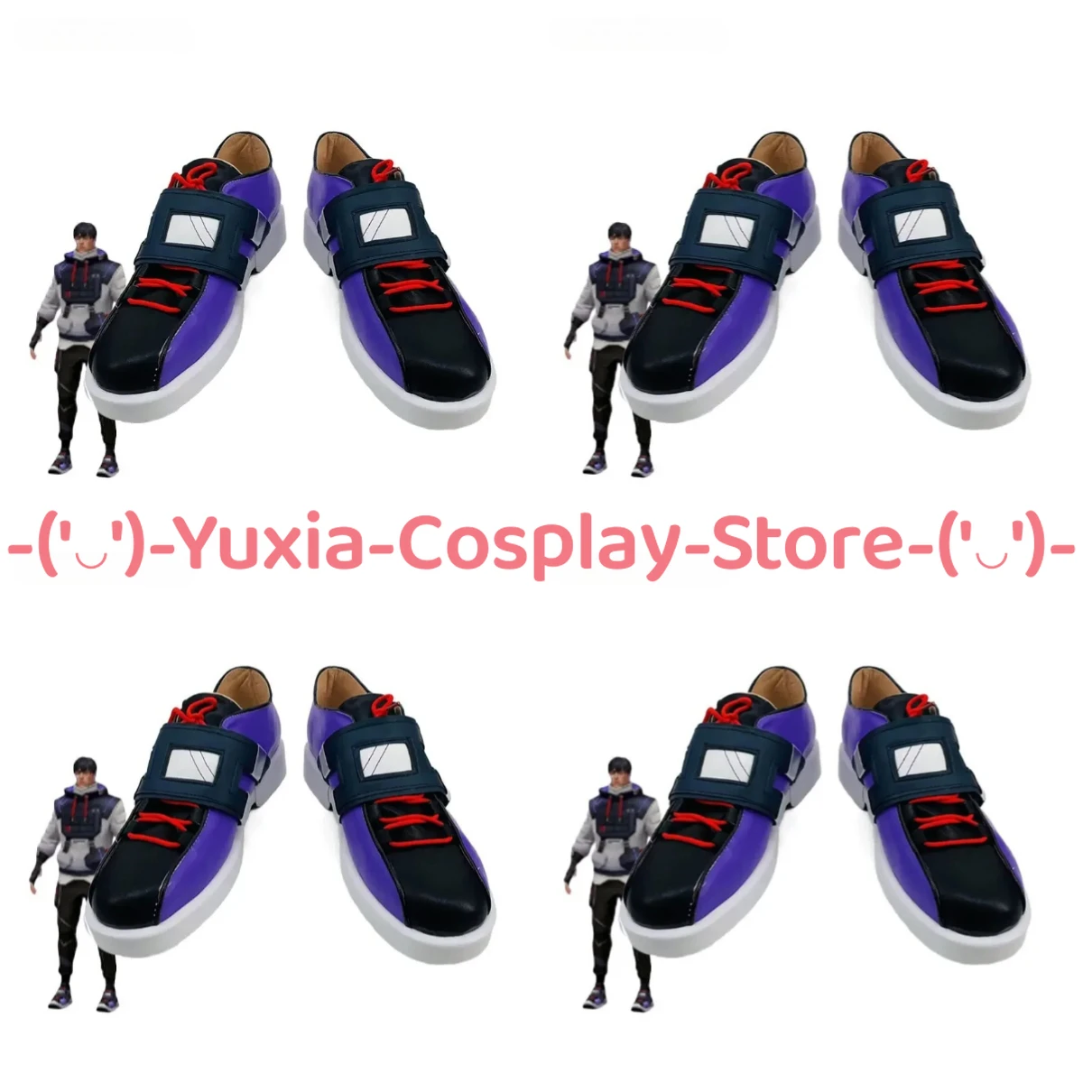 

Юксиакосплей! VALORANT ISO обувь для косплея аниме игровой персонаж реквизит ботинки из искусственной кожи Хэллоуин карнавальный костюм для вечеринки