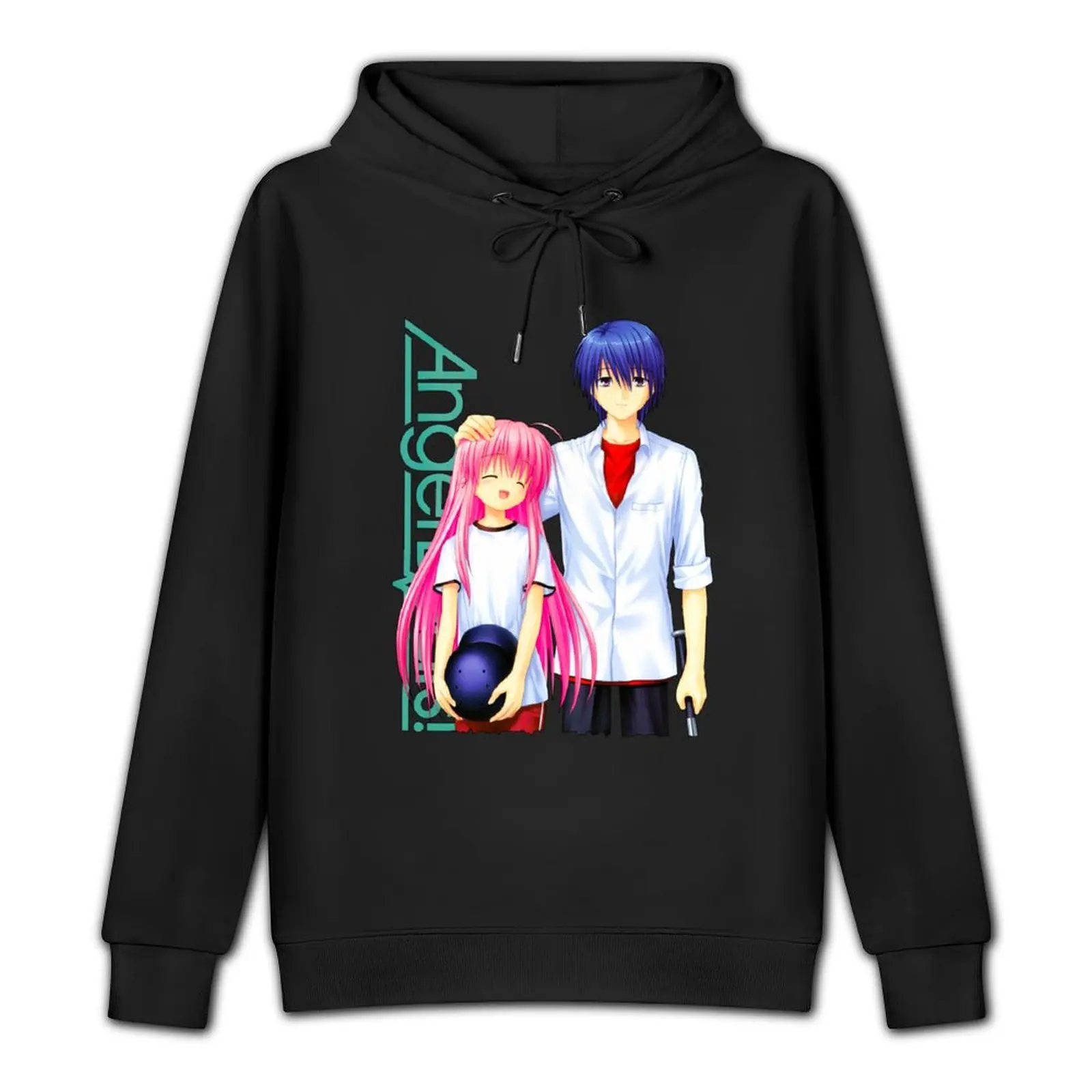 Hinata & Yui - Angel Beats! Pullover Hoodie fashion men anime clothing tracksuits