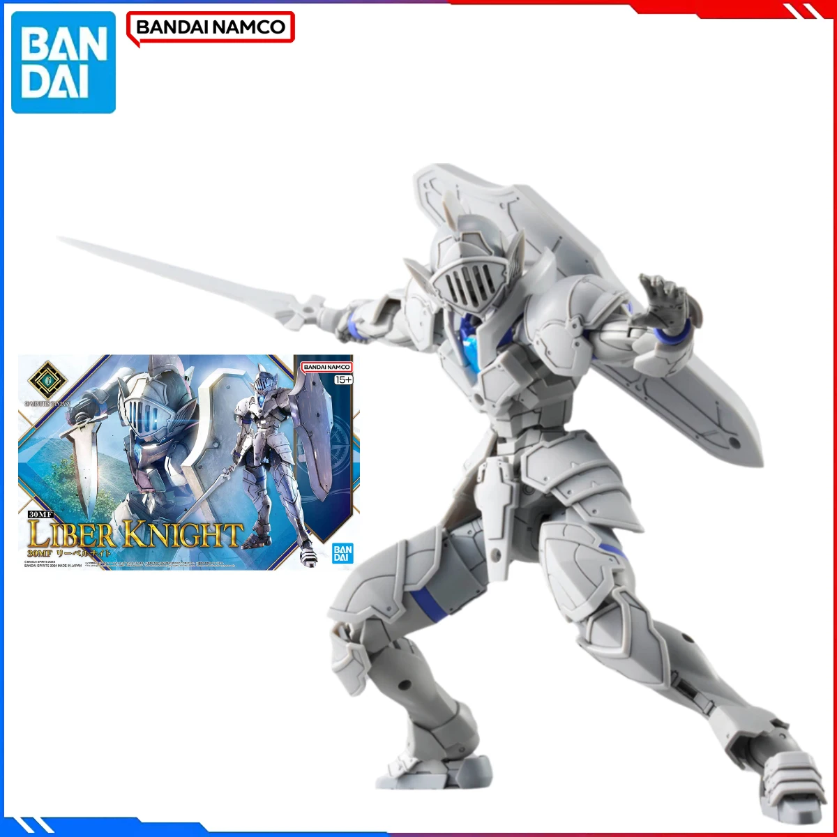 

Genuine Bandai Original Liberl Kingdom Anime Figure Model Kits 3030 MINUTES FANTASY Figure Liber Knight Action Model Toys Gift