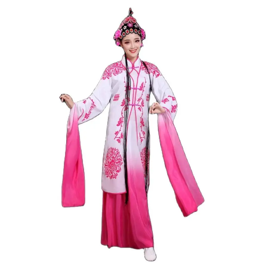 National Beijing Opera Chinese Classical Stage Wear Hanfu Princess Dress Ancient Fairy Cosplay Woman Long Sleeves Dance Costume