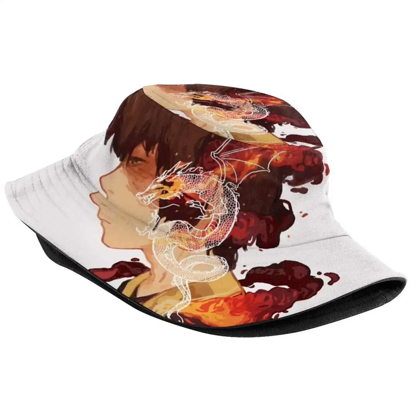 Zuko Women Men Fisherman Hats Bucket Caps Zuko Atla The Last Airbender Firebenders Red