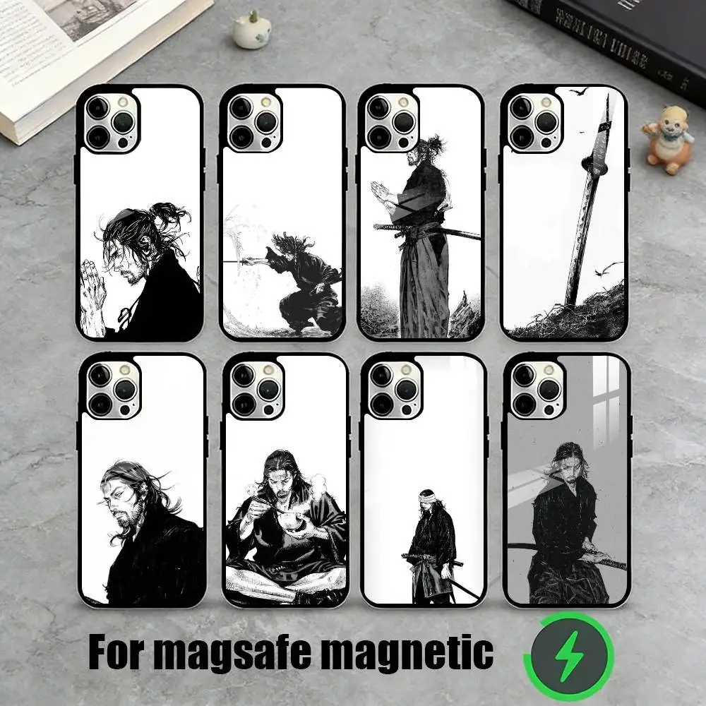

J-Japanese Vagabond Samurai2 Phone Case For iPhone17,16,15,14,13,12,11 Plus,Pro Magnetic For Magsafe Wireless Charging