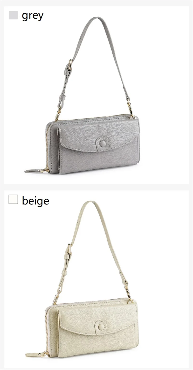 Multifunktionale Echtleder-Geldbörse 2026 Neue Kartenhalter-Damenbörse Modische Damen-Abendclutch aus Rindsleder – Detail 14