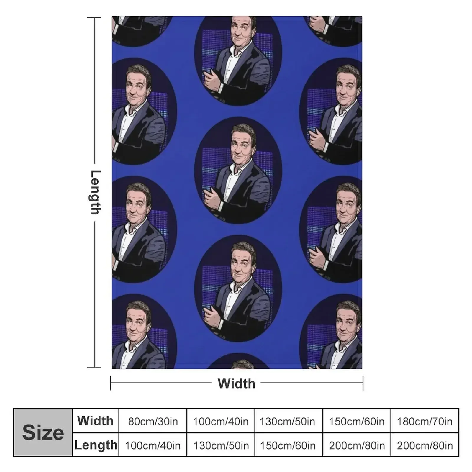 Bradley Walsh Chase art Throw Blanket Luxury Brand Baby Furry Personalized Gift Blankets