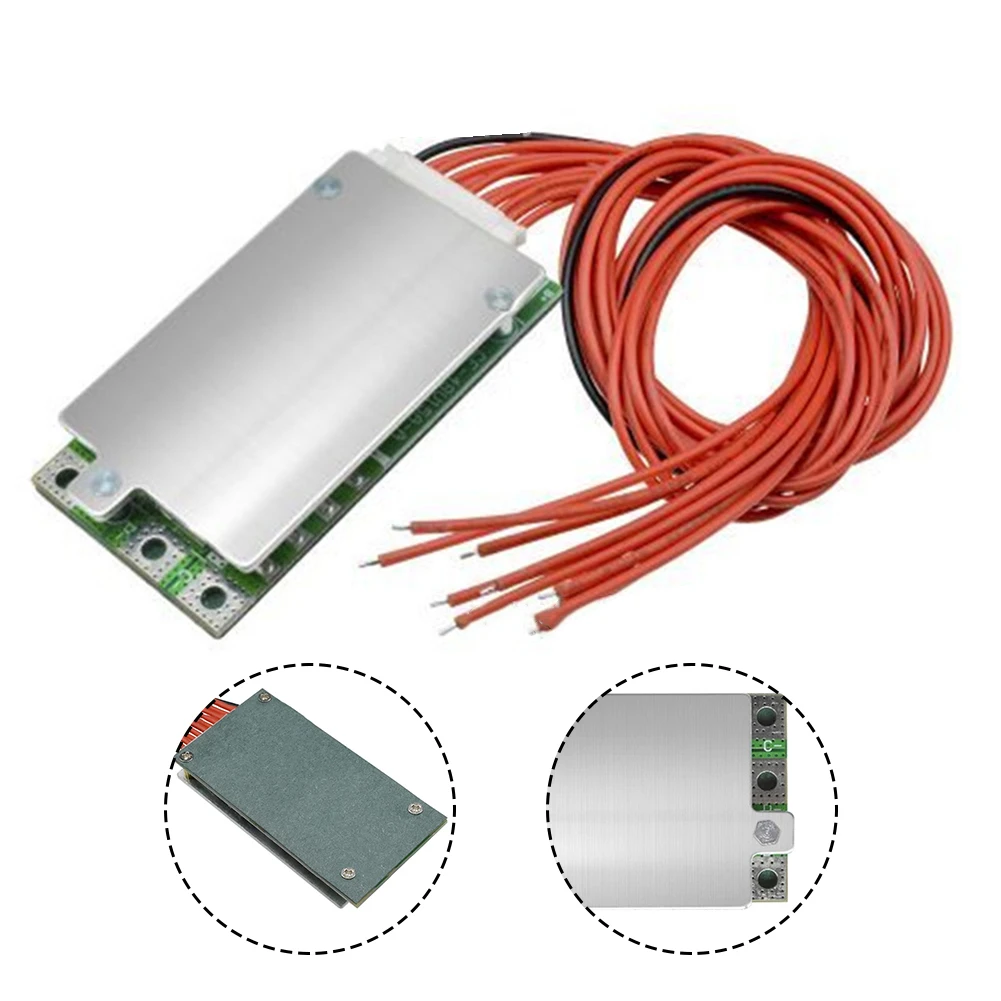 10S 36V-42V 15A Battery Protection Board For Scooter With Heat Sink And Included 60 X 33 X 10mm Lithium Battery Protection Board