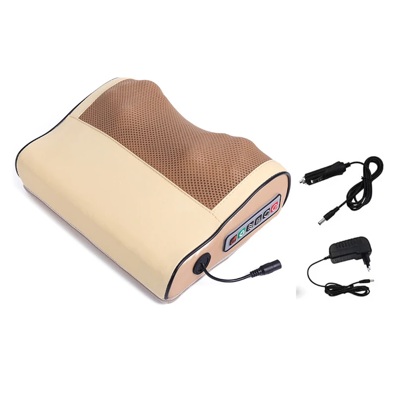 

Multifunction Neck and Shoulder Massager Household Back Kneading Multiple Adjustable Hot Compress Massage Tool,Use in Home & Car