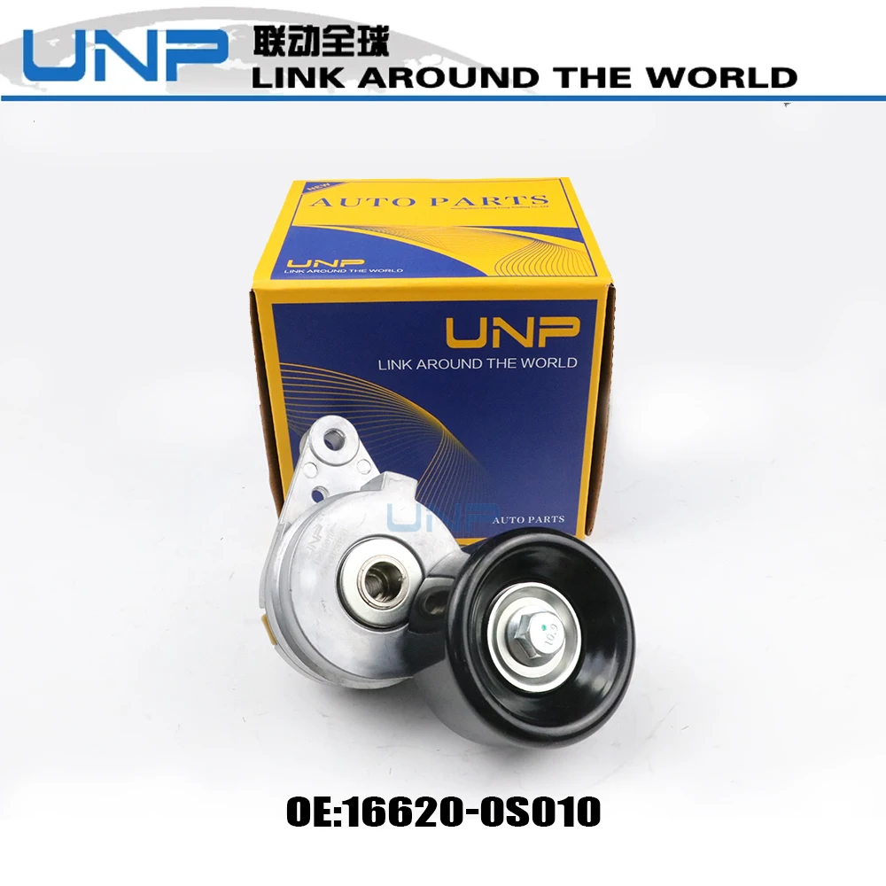

16620-0S010 Belt Tensioner Pulley for Lexus GX460 LX570 Toyota Sequoia Tundra Land Cruiser 4.6L 5.7L 16620-0S011 16620-0S012