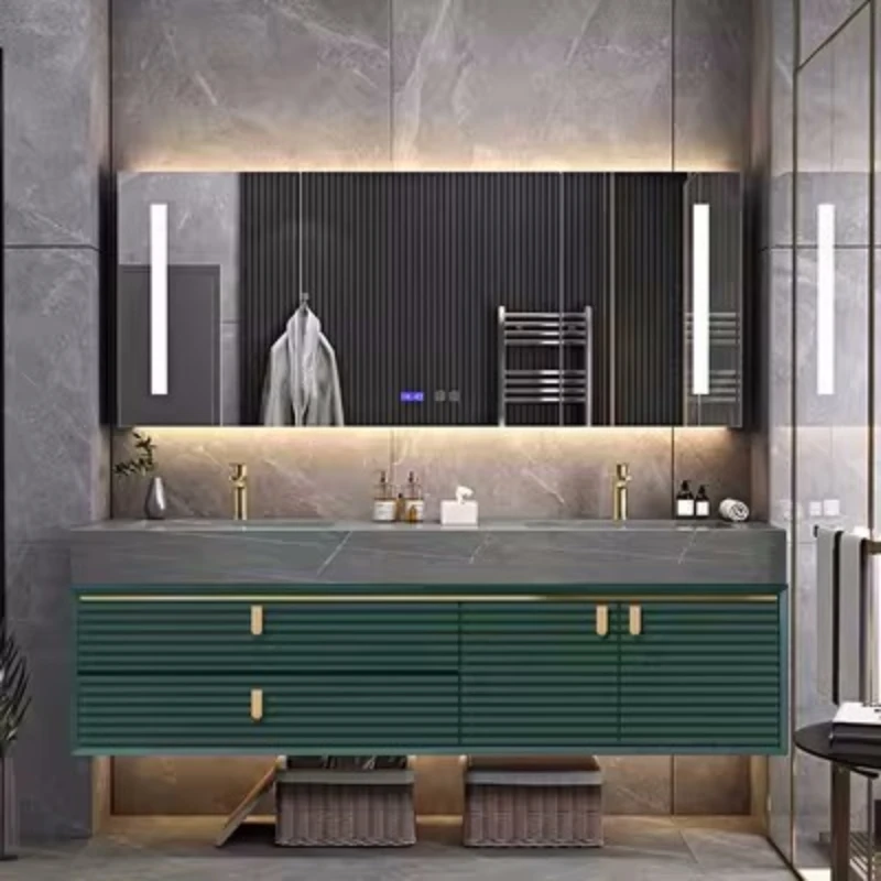 Toilet Luxury Modern Bathroom Cabinet Storage Internal Hotel Mirror Bathroom Cabinet Vanity Meuble Salle De Bain Home Furniture