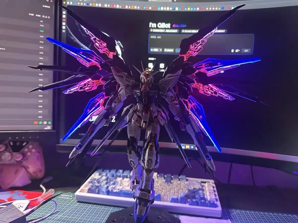 Light The World RG 1/144 RX-93 Hi-ν ΝGUNDAM PG FM RG Tian Mu Funnel Rgb Led Matrix Illusory Color Lamp Group Toys