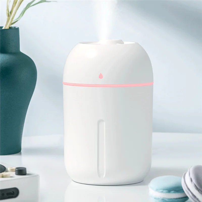 SANQ 1.5 واط 330 مللي مرطب صغير لغرفة النوم مكتب السفر USB مرطب شخصي مع إيقاف تلقائي 330 مل