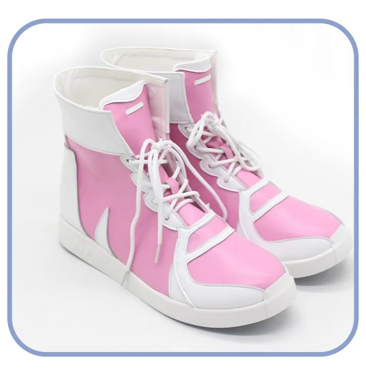 Dantsu Vlam Cosplay Schoenen Anime Pretty Derby Cosplay Props PU Lederen Schoenen Halloween Carnaval Laarzen Op maat gemaakt