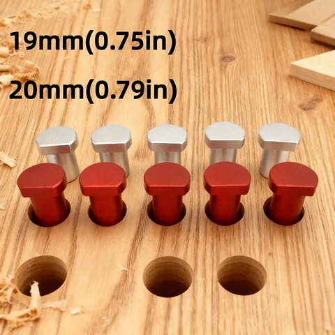 1/2/4/5pcs Workbench Tenon Stopper Bench Dogs - Aluminum Alloy Peg Brake Stops Clamp Quick Disassembly Workbench Limit Blocks