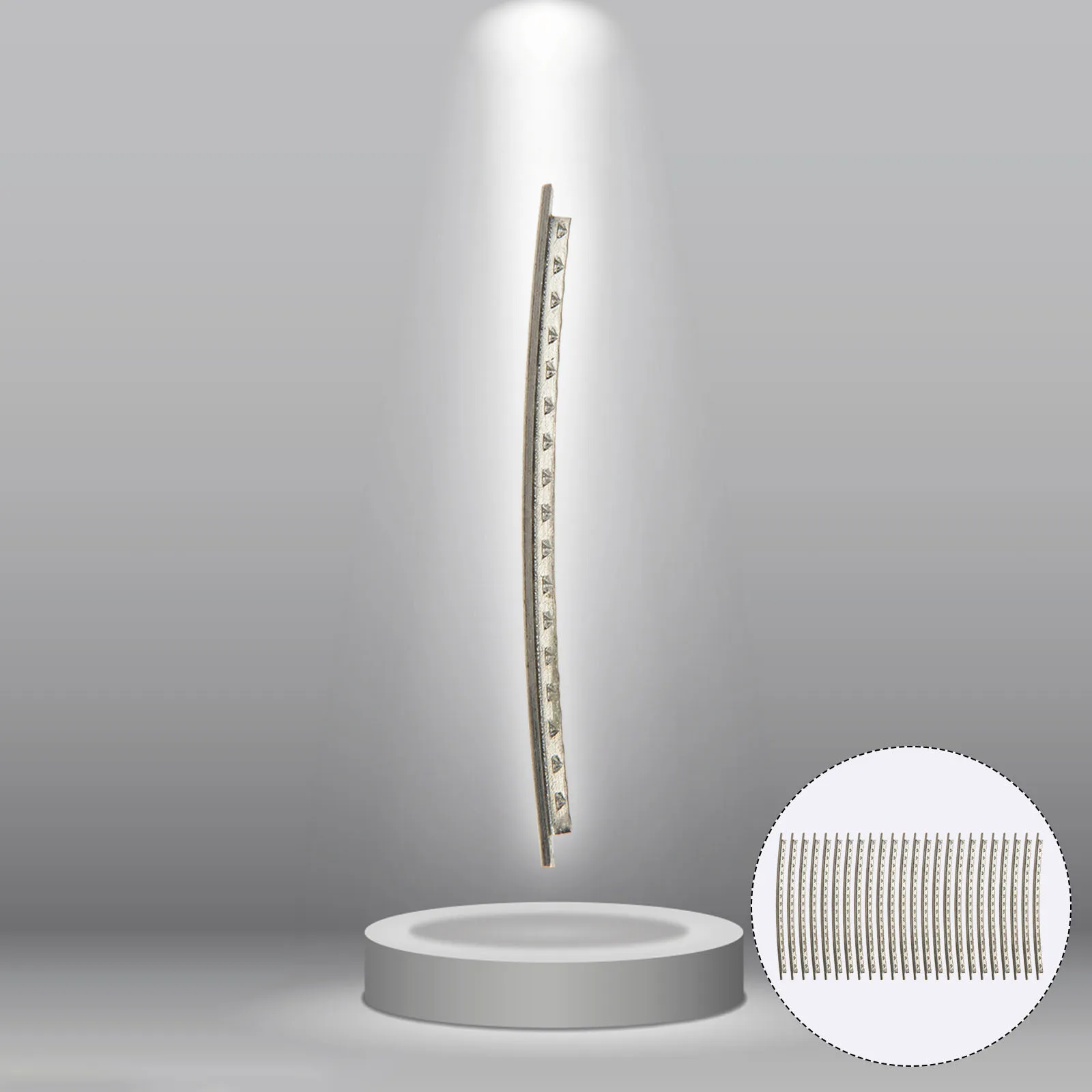 

24 Pcs Guitar Useful Fret Wires for Instrument Line Replacement Fretboard Silver Guitars Electric Supplies