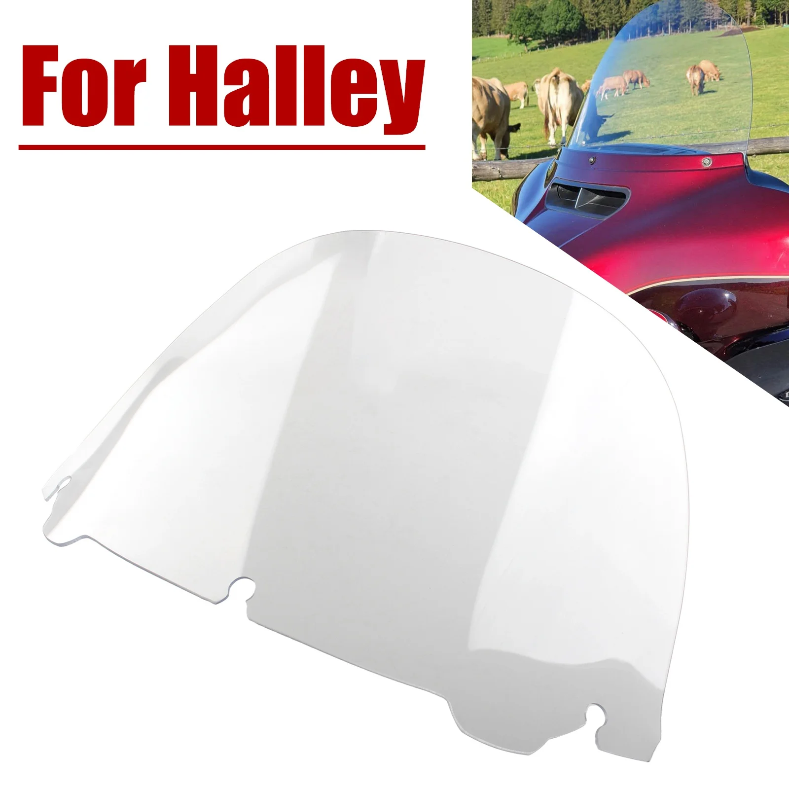 

For Harley Electra Street Glide Ultra Classic Trike 2014-2023 Motorcycle Windshield Windscreen Fairing Wind Deflectors ABS