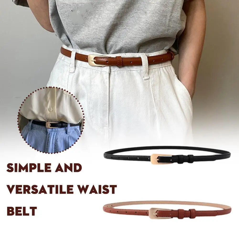 

Retro Korean Fashion Casual Belt For Female Students Simple Decoration With A Small Belt With A Suit Skirt Jeans Decoration