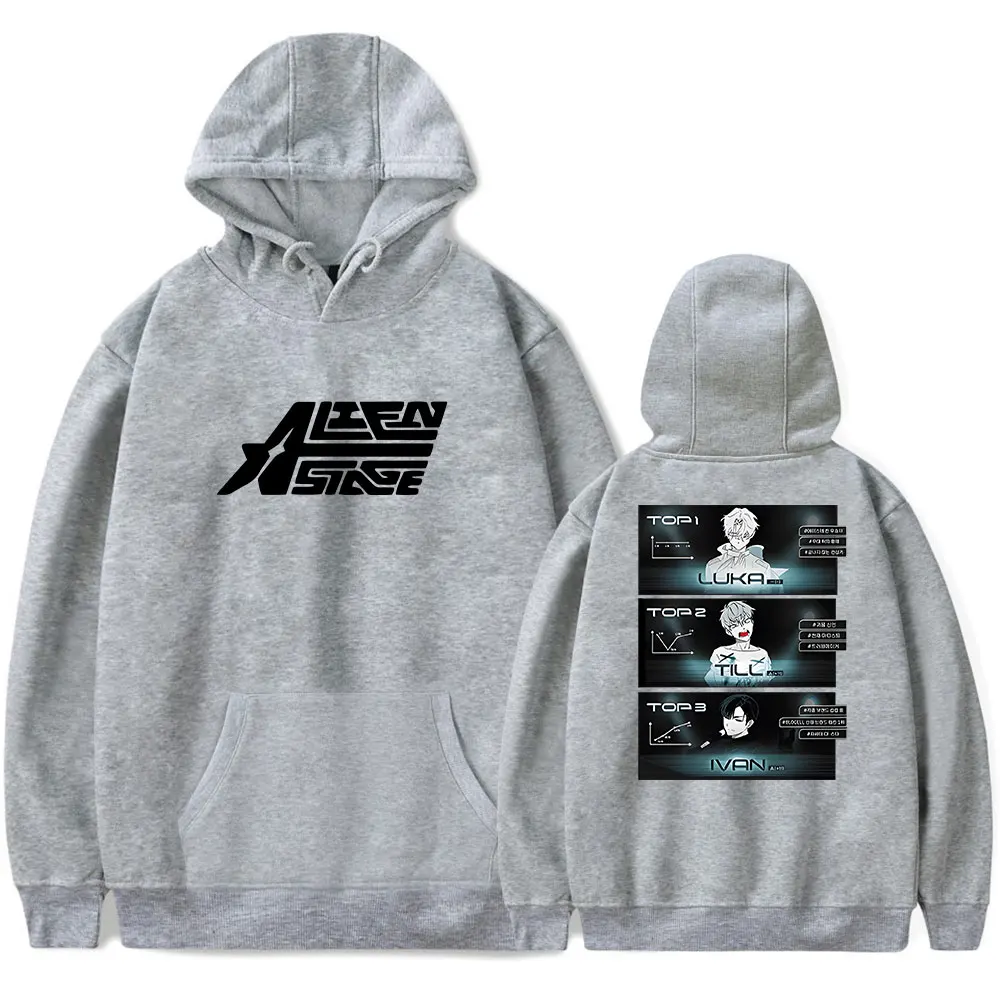 Толстовки с капюшоном Alien Stage Merch для мужчин и женщин, повседневная одежда с принтом