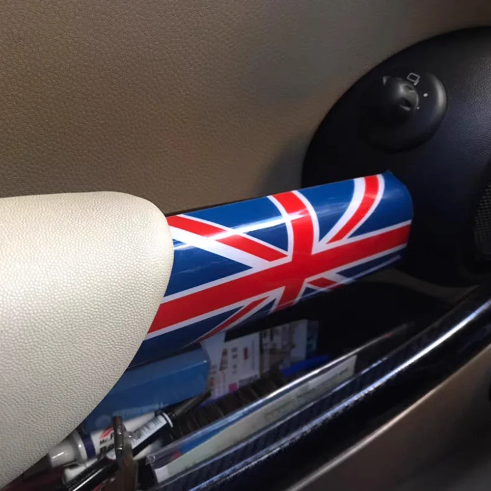 For Mini One Cooper S JCW Clubman R55 R56 R57 R58 R59 Car Interior Door Handle Knob Covers Stickers Auto Styling Accessories