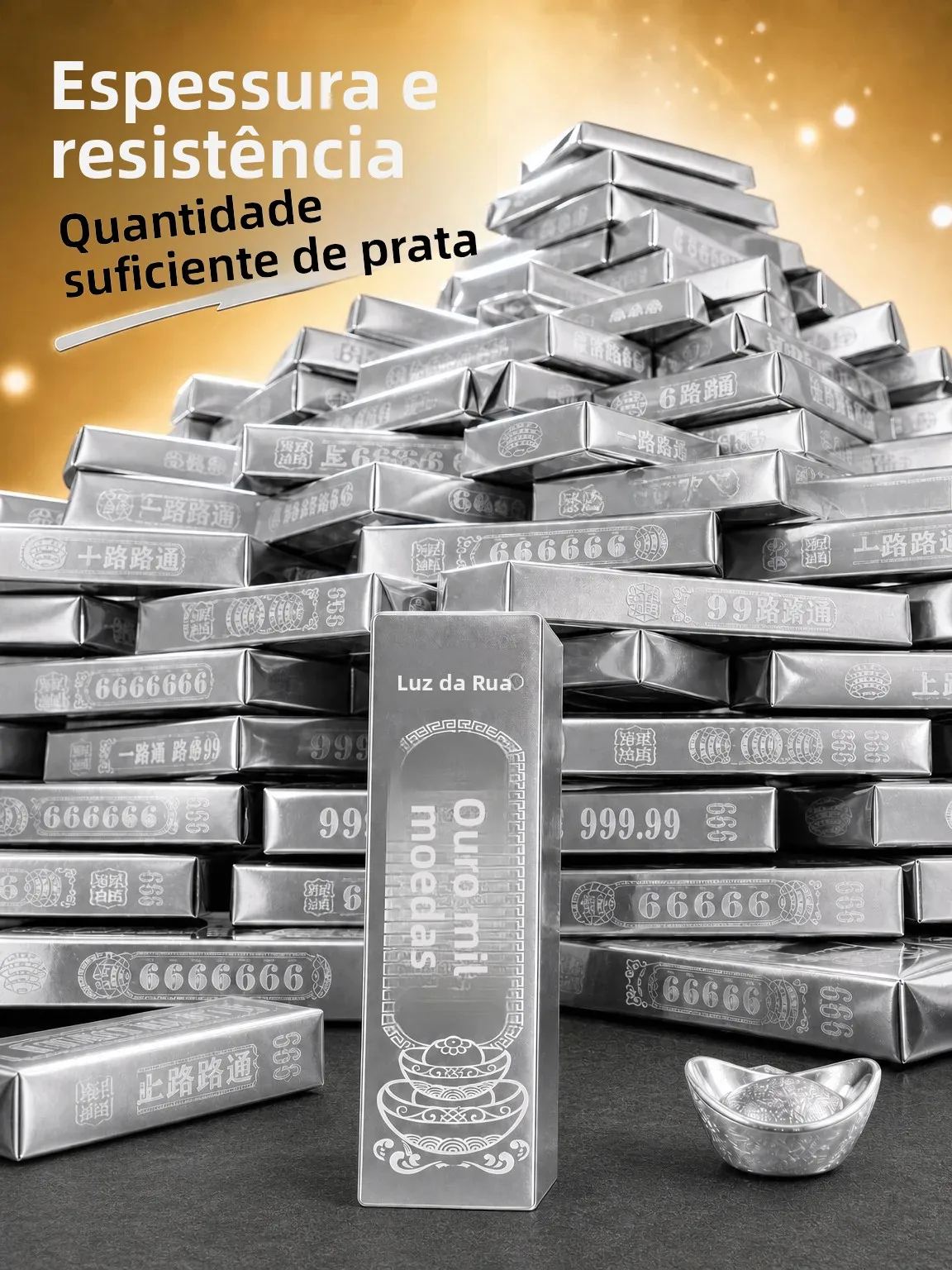 half-finished-large-bright-gold-bar-silver-bar-wu-liang-tian-foil-october-1st-non-stick-stationery-business-paper-products