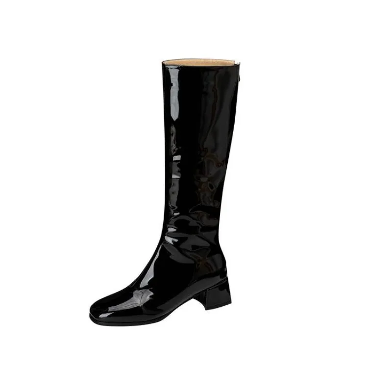 

Autumn and winter boots Thick Heel womens fashion boots simple and elegant Comfortable Fashion trend Winter Boots