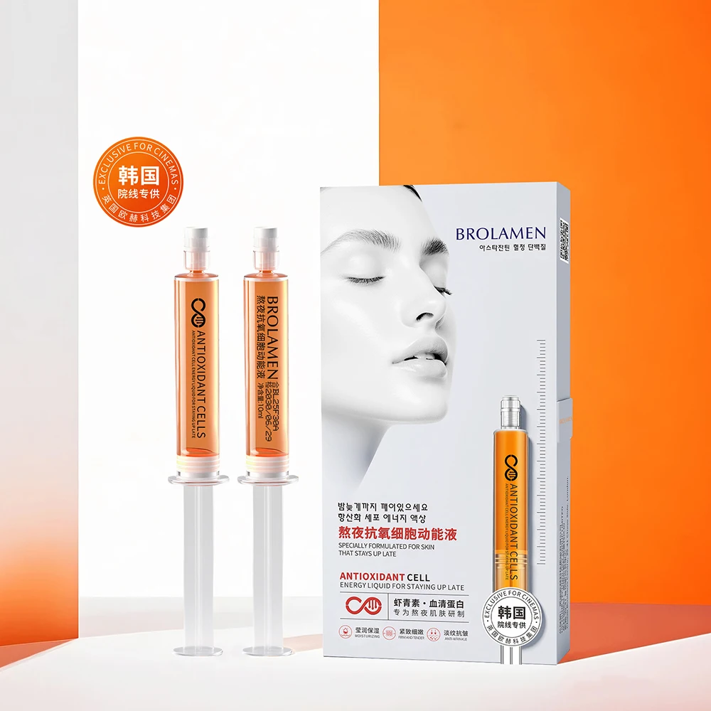 

Astaxanthin Serum Protein Anti Oxygen Cell Energy Eessence Moisturizing Soothing Reduce Wrinkles Firming Face Korean Skincare