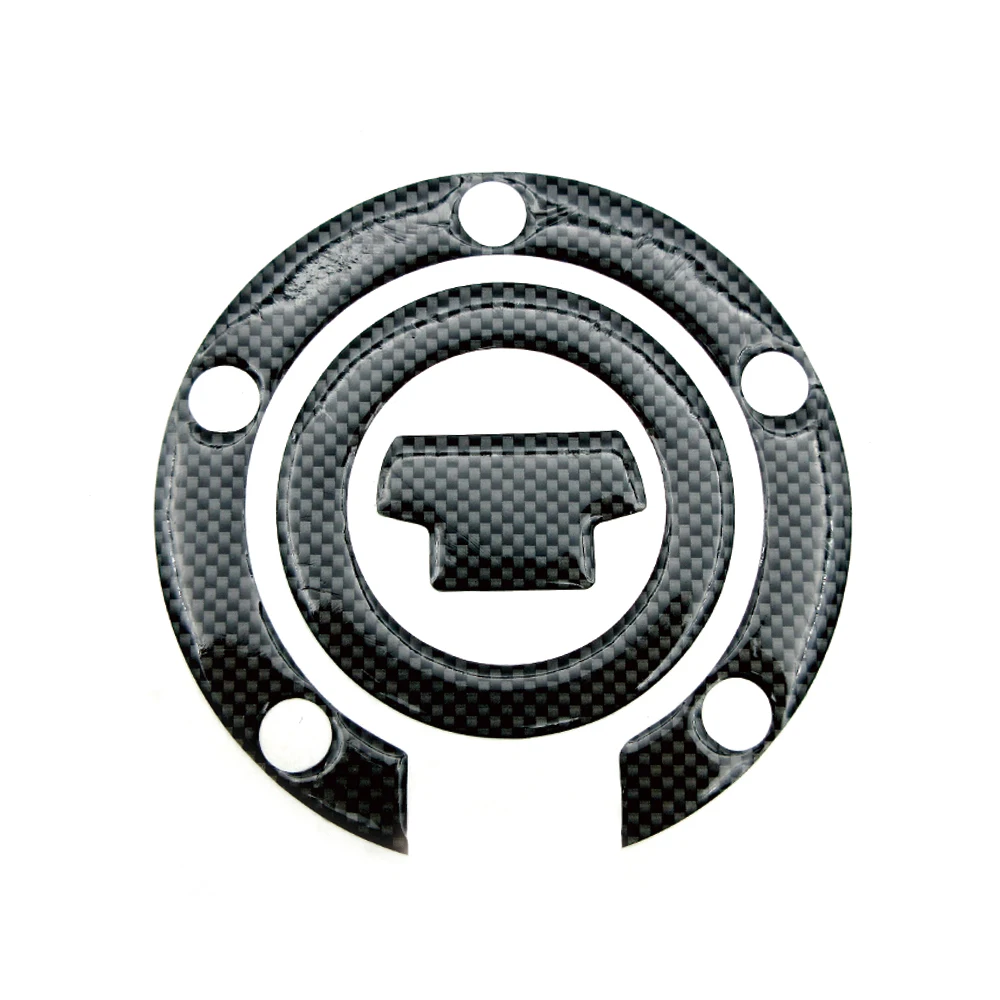 Carbon Fiber Motorcycle Fuel Gas Cap cover Tank Protector Pad Sticker Decals For Yamaha R1 R6 FZ6R FZ1S FAZER FZ6 FZ8 XJ6 Racing