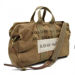 Retro Contrasting Oil Wax Waterproof Canvas Backpack for Men and Women Large Capacity Computer Rucksack Outdoor Camping Pouch