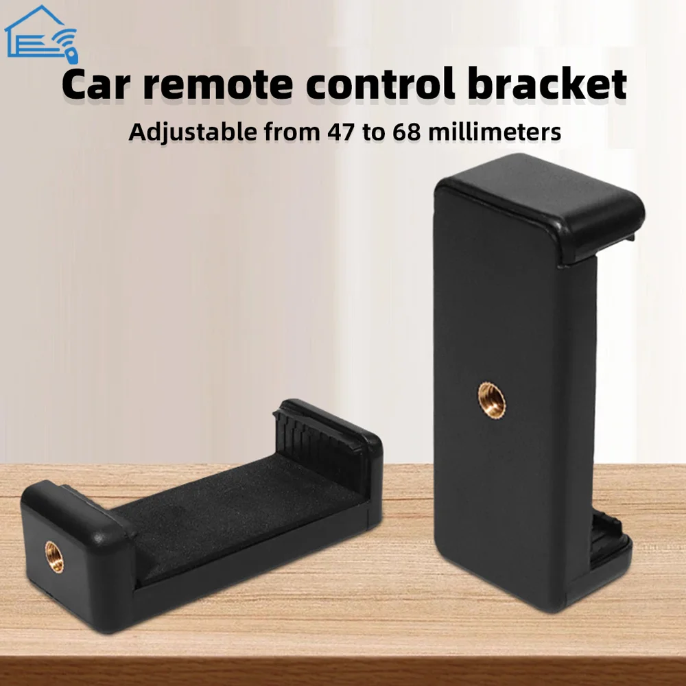ที่หนีบกุญแจรถแบบใหม่ ที่หนีบกันแดดในรถ ที่หนีบรีโมทประตูโรงรถ ปรับได้ 47-68 มม. อุปกรณ์เสริมสำหรับรีโมทประตูโรงรถ