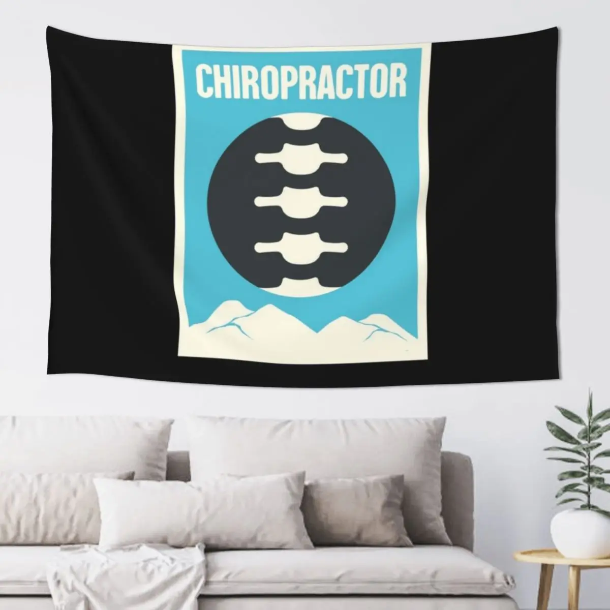 

Vintage Chiropractor Chiropractic Spine Poster Tapestry Bedroom Decor Aesthetic Wall Decor Wallpaper Tapestry