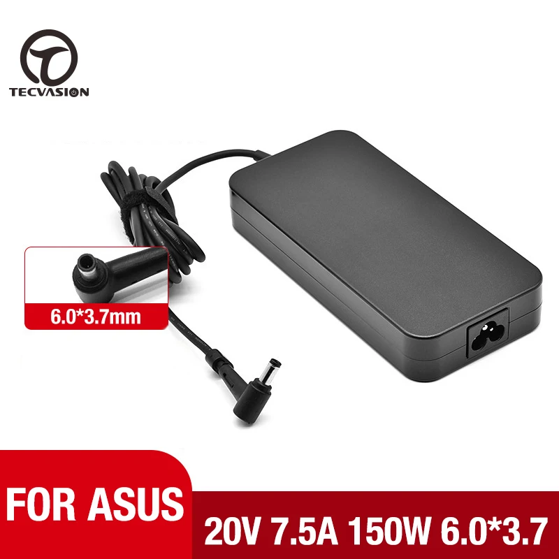 150W 20V 7.5A 6.0*3.7mm ADP-150CH Power Laptop Adapter For ASUS TUF Gaming FX705DT FX505D FX505DU FX505DT A18-150P1A Charger