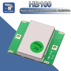 Microwave Doppler Wireless X-band Motion Detector Radar Detection Sensor Module 10.525GHz (HB100) DC 5V