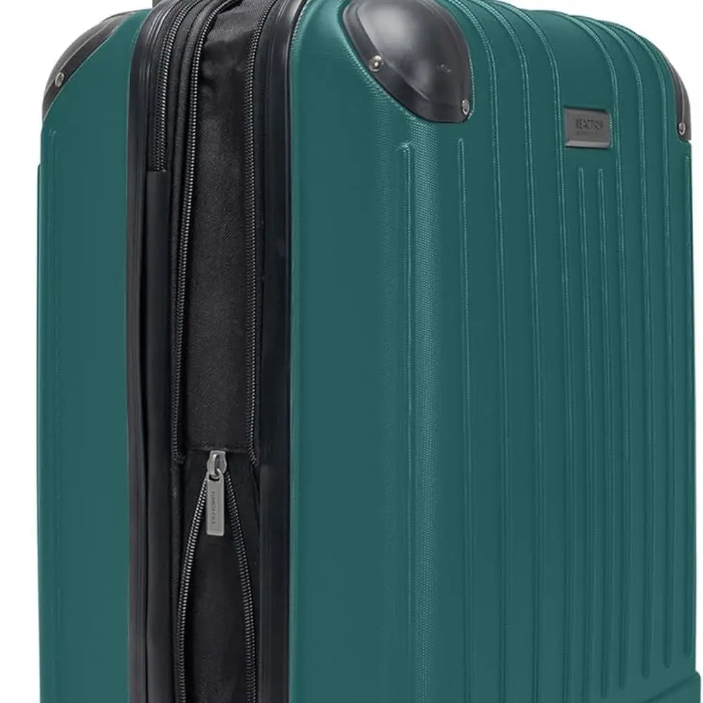 Midnight Turquoise 20 Expandable Hardshell Spinner Luggage with 8 Wheels