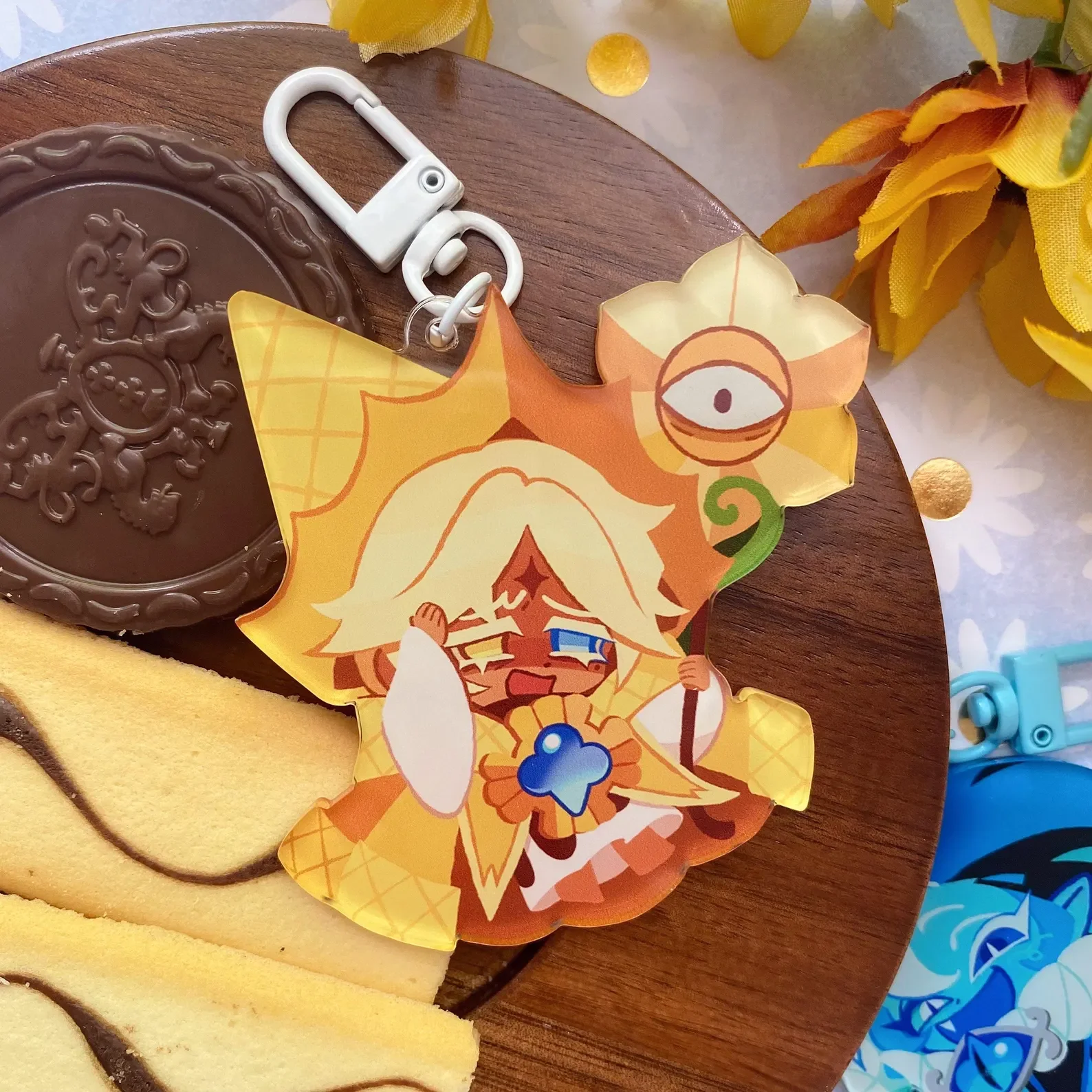 NEW COOKIES Run Kingdom Acrylic Charms Cartoon Game Character Kawaii Bag Pendant Fans Collectible Gift For Game Lovers