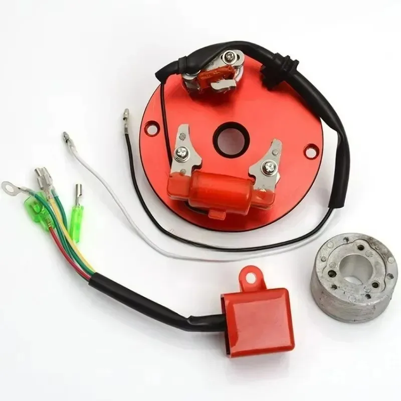 

Новый мотоциклетный магнитный катушка, внутренний статор ротора для скутера 50/110/125/140/150CC, картинг, квадроцикл, мото, горизонтальный двигатель, задница