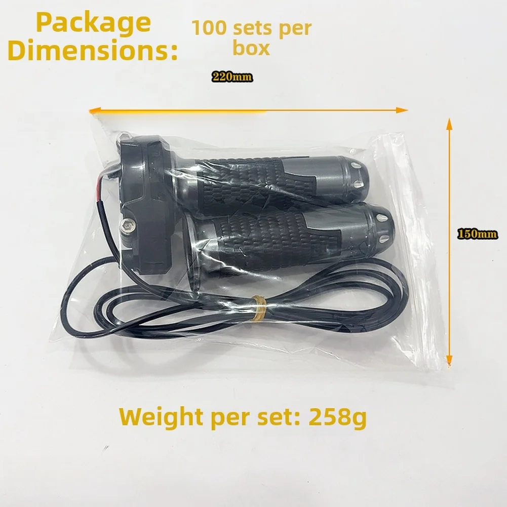 

Electric Scooter Throttle Grips 3 Wire Aluminum Alloy For 22.2mm Handlebar Ebike Accelerator Replacement Part Colorful Design