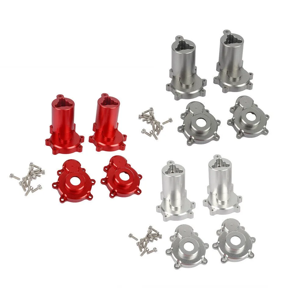 1/10 RC Crawler Car Aluminum Alloy Rear Outer Portal Housing Set for Redcat GEN8 Scout II RER11407 Chassis Upgrades