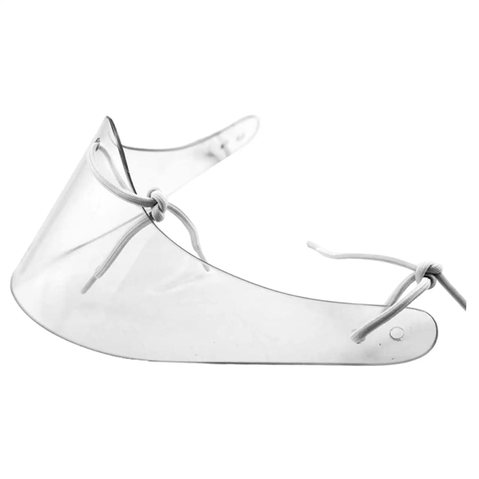 

Hockey Neck Guard Goalkeeper Throat Protector Clear Anti Fog Adjustable PC Material Ice Hockey Safety Accessory for Game