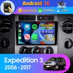 Android 16 Carplay Auto For Ford Expedition 3 U3242 U3542 U324 U354 2006 - 2017 Car Radio BT Navigation Stereo DSP Video Player