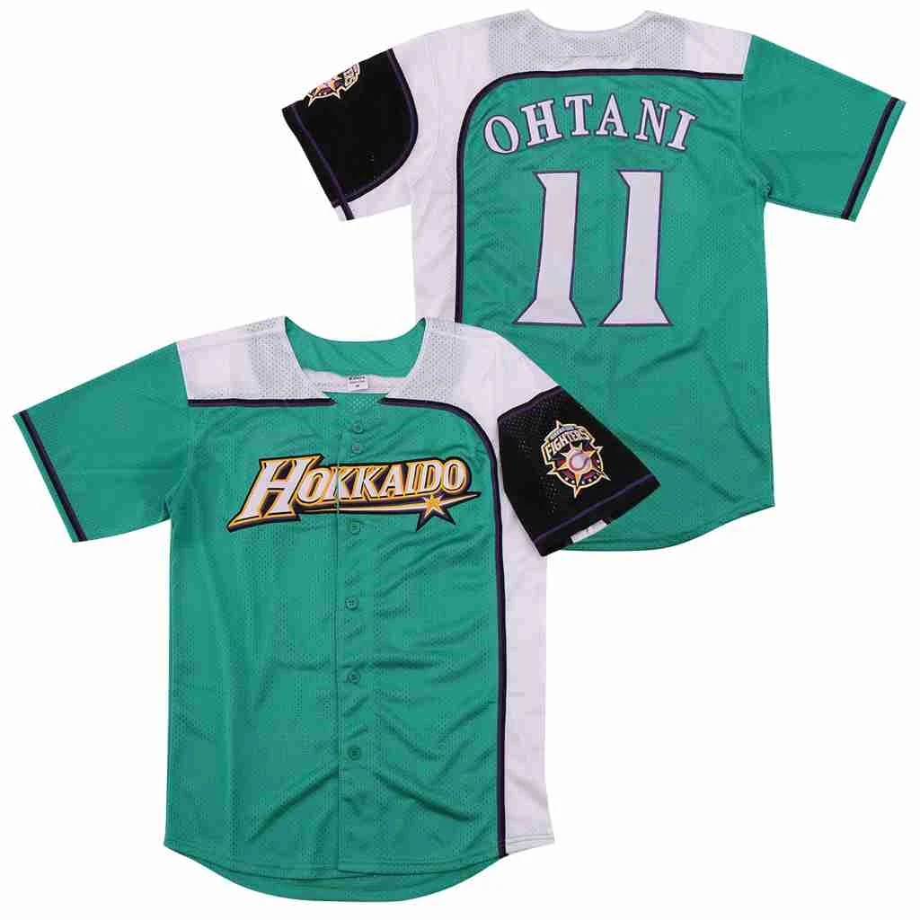 Baseball Jersey Japan Fighters 11 16 Ohtani Jerseys Sewing Embroidery Cheap Sports Outdoor High Quality Green White 2023 World