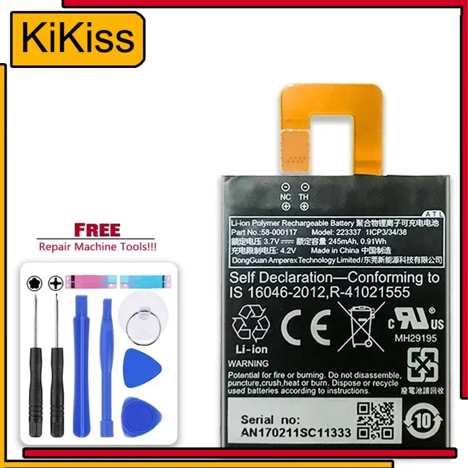 Battery 58-000117 58000117 245mAh Mobile Phone for Amazon Kindle KO1 Oasis 1,2 Oasis1 Oasis 2 Oasis2 Tablet Bateira