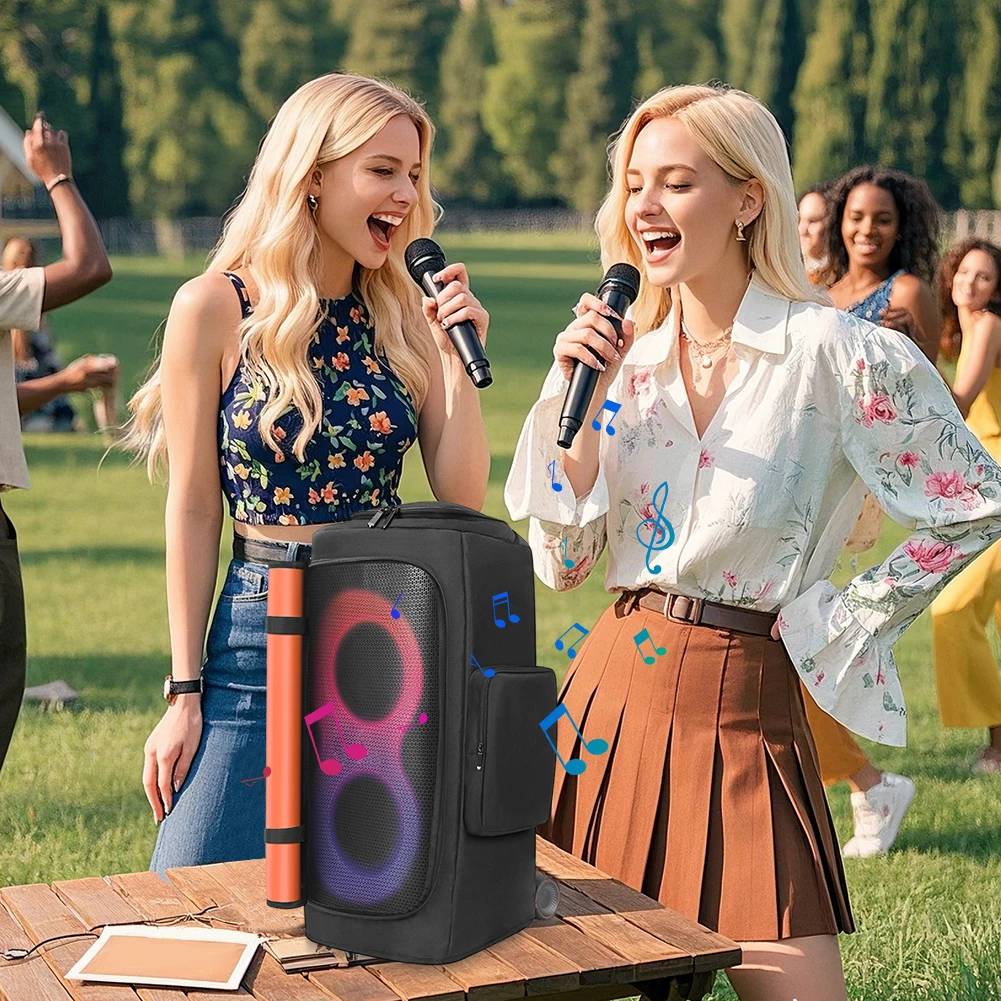 Penutup Debu Speaker Penutup Pelindung Speaker Empuk Tahan Air Tas Penyimpanan Speaker Dua Sisi Dapat Dilipat untuk JBL PARTYBOX 310/320