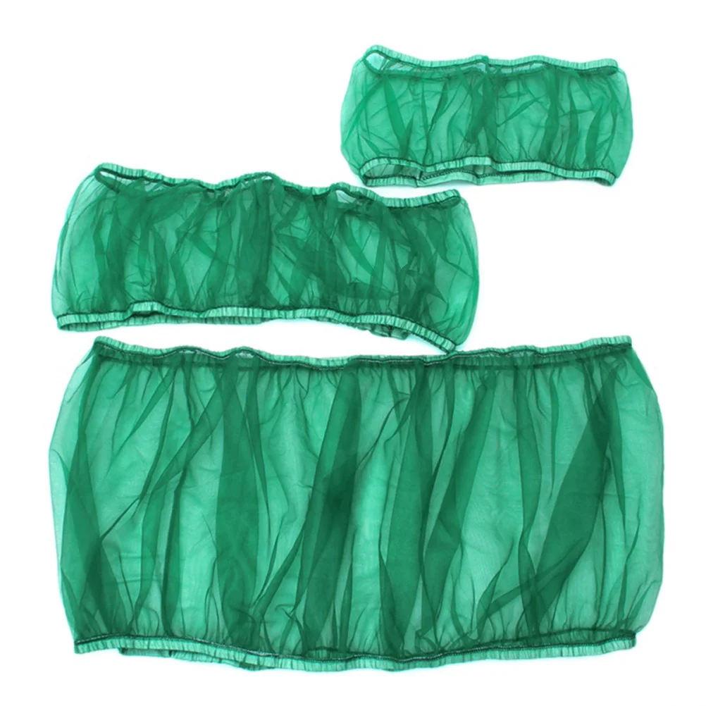 

Mesh Bird Cage Cover Skirt Catcher Size S Green Floor Protection Net Durable Elastic Bottom Machine Washable Lightweight