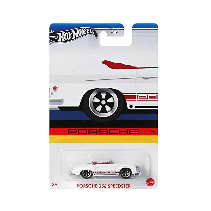 Mattel Hot Wheels Porsche Set 2024 Porsche 356 Speedster Porsche 911 944 Turbo 1/64 Diecast Model Cars Toy for Boys Gift GRT01