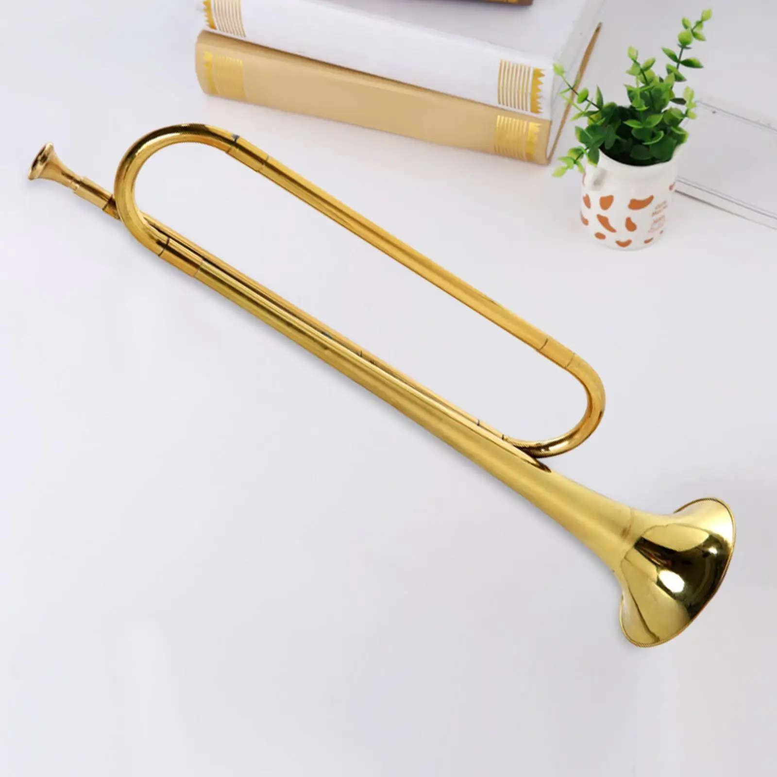 

C Key Trumpet Trumpet Marching Band Instrument Youth Brass Mini Brass Instrument for Beginner Orchestra Kids
