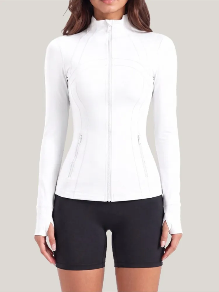 One Piece Sports Long Sleeve Solid Top Women Gym Yoga Top Workout Clothes Sports T Shirt Fitness Activewear Running Tight Tops