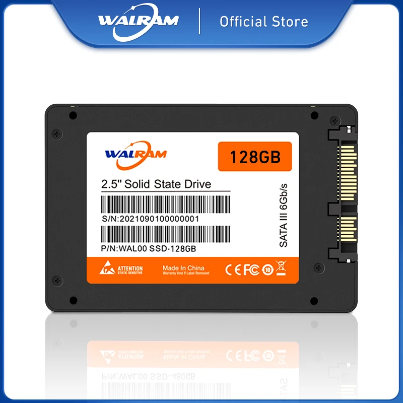 WALRAM 2.5 SATA 3 SSD 128GB 120GB 240GB 256GB HDD Solid State Drive Internal SATA3 SSD 1TB 512GB Hard Disk For Desktop Laptop PC