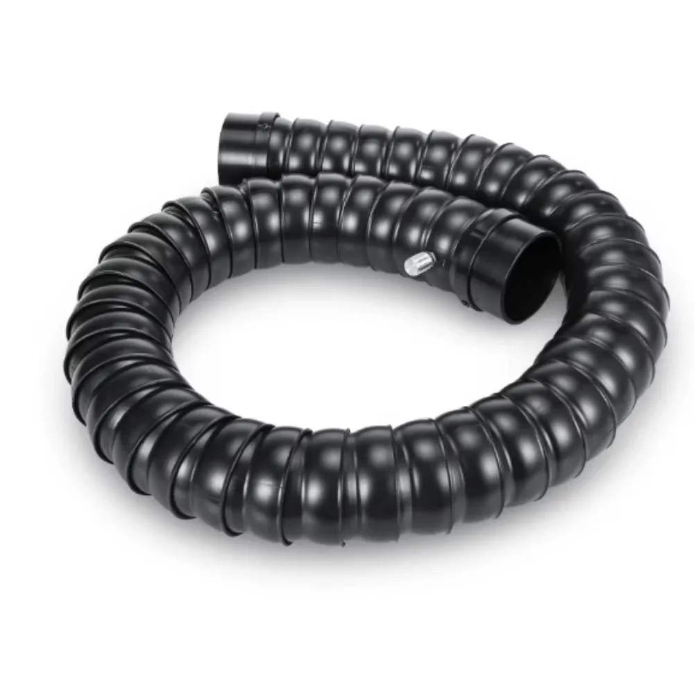 1pcs Durable POM Flexible Smoke Exhaust Pipe 50/75mm for Welding & Soldering Fume Extractor Arm with Hood High Temp