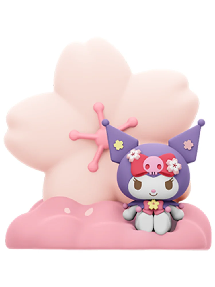 Sanrio Kawaii Kuromi Cinnamoroll Night Light Cute Sakura Night Light Desktop Decorations Dormitory Couple Anniversary Gift