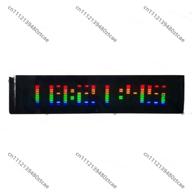 USB 5-12V 20 Segment 10 Color LED Audio Spectrum Music Level Indicator Visualizer for Amplifier Audio System Decoration