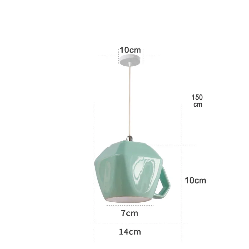 Modern Cup Pendant Light Nodic Dining Room Hanging Lamp Kitchen Chandelier Fixtures Ceiling Lighting Home Decor Loft Luminaire