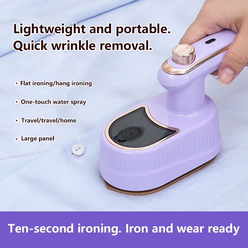 

Складной портативный электрический распылитель воды «два в одном», утюг для небольших домашних путешествий, влажной и сухой паровой отпариватель для одежды двойного назначения